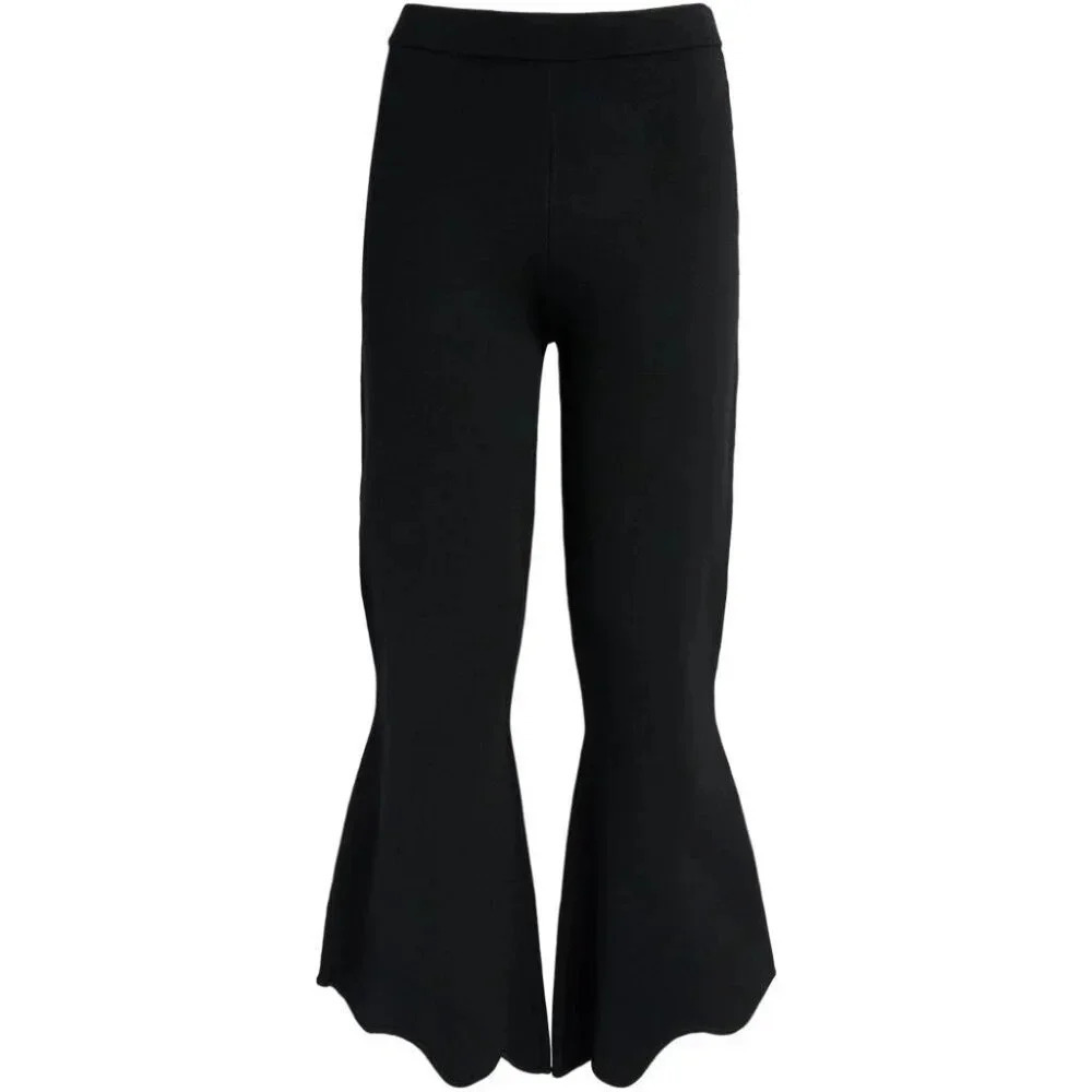 By Malene Birger Vivon Flared Trousers in Black. Sz: Small